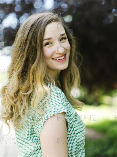 Portrait of smiling woman