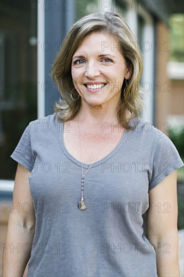 Portrait of smiling woman