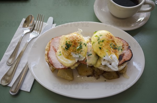 Breakfast on plate