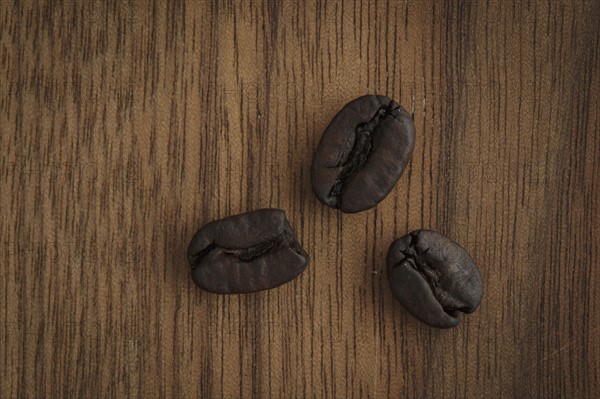 Coffee beans on table