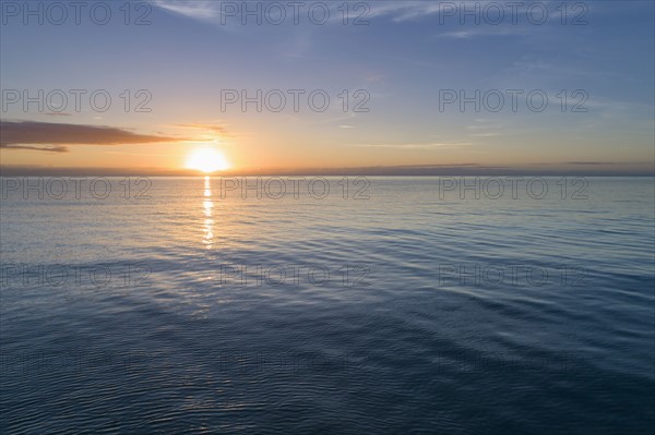 Sea at sunset