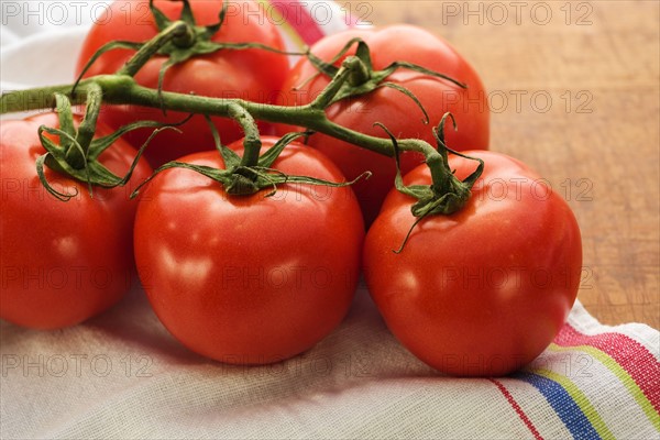 Tomatoes on table