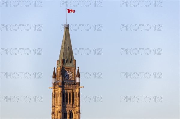 Canada, Ontario, Ottawa, Peace Tower against clear sky