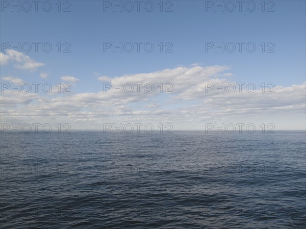Tranquil sea with sky