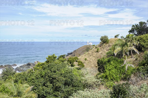 Australia, New South Wales, Landscape of cliff and sea