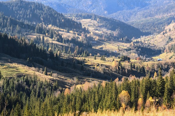 Ukraine, Ivano-Frankivsk region, Verkhovyna district, Carpathians, Dzembronya village