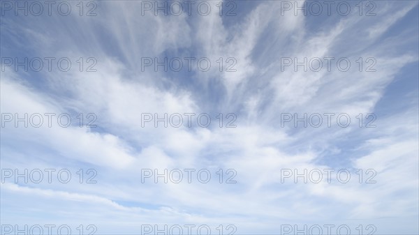 Clouds in blue sky