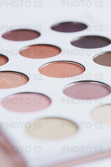 Close up of eyeshadows