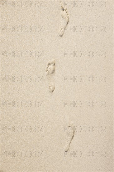 Footprints on sand