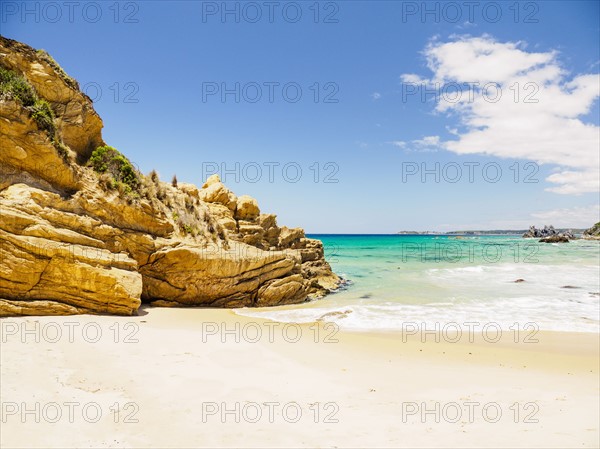 Australia, New South Wales, Bermagui, Scenic view of sea and coastline