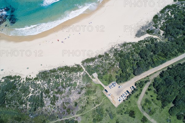 Australia, New South Wales, Bermagui, Landscape with beach