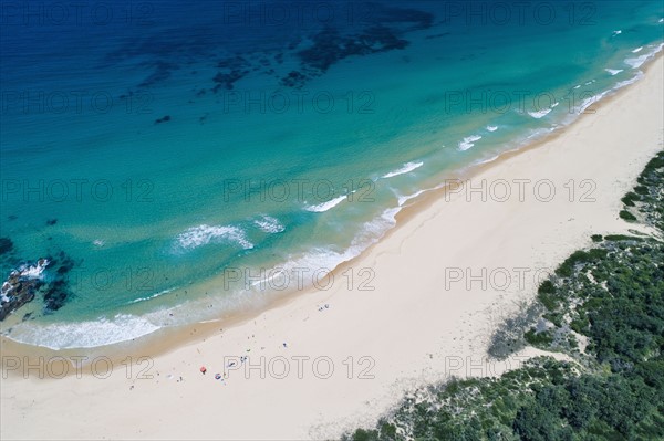 Australia, New South Wales, Bermagui, Landscape with beach