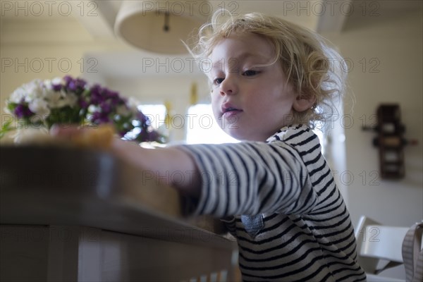 Boy at table