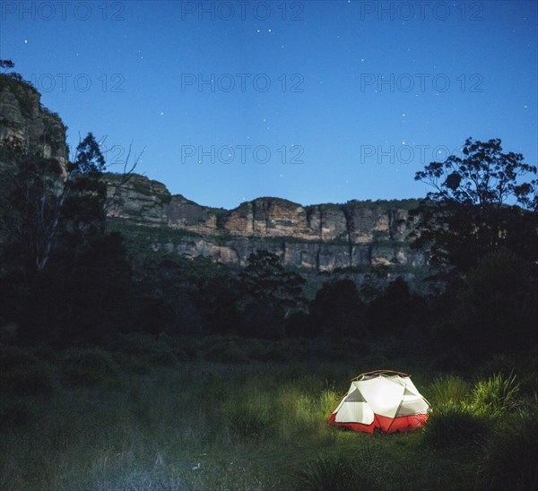 Tent in Blue Mounains