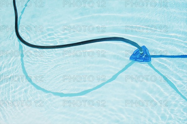 Pool vacuum in swimming pool