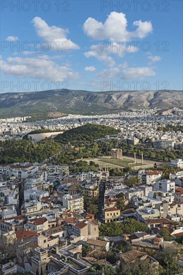 Cityscape of Athens, Greece