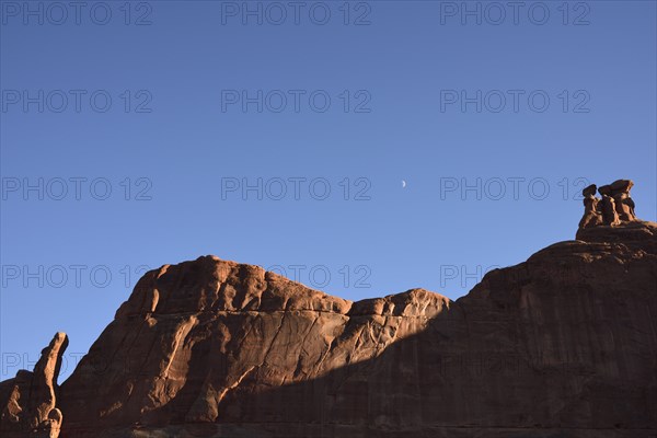 Rock formation in Arches National Park, Utah, USA