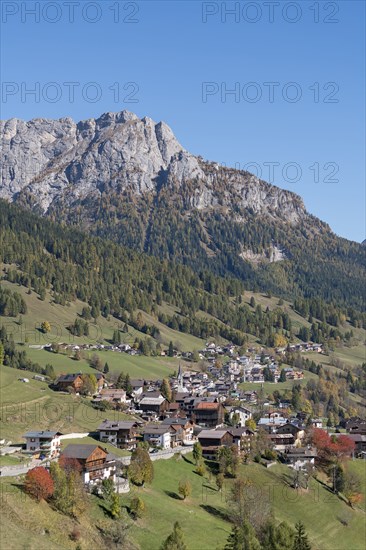 Village in the Dolomites, South Tyrol, Italy