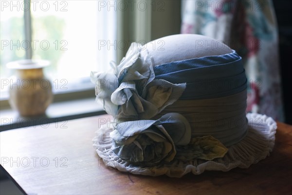 Blue vintage hat