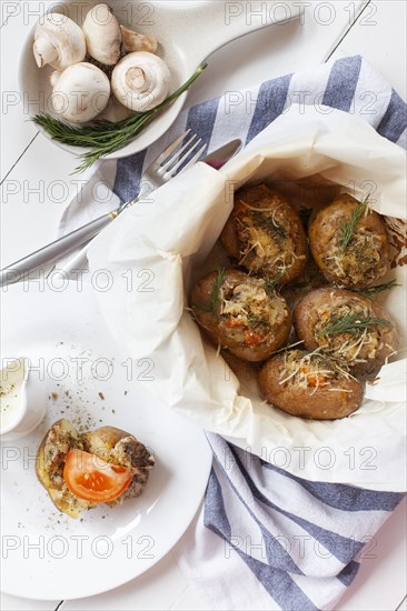 Baked potatoes