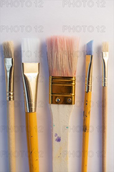 Assorted paintbrushes