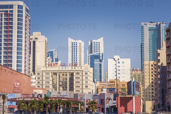 City skyline in Manama, Bahrain