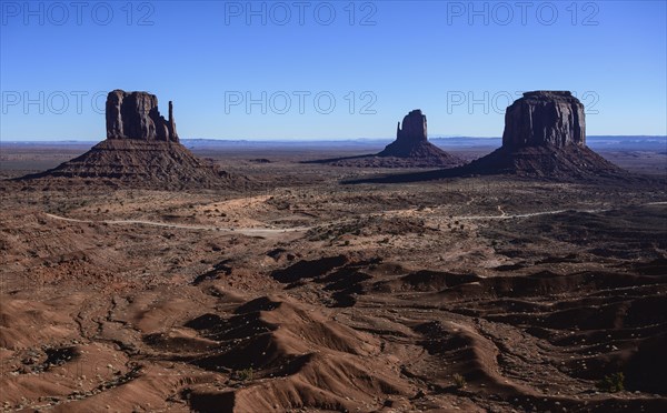 Rock formations in Monument Valley, Arizona, USA