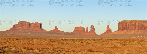 Panorama of Monument Valley in Arizona, USA