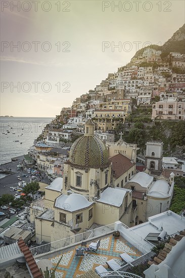 Village of Positano on Amalfi Coast, Italy