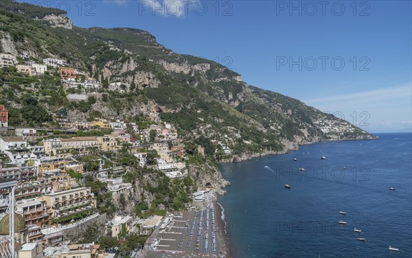 Village of Positano on Amalfi Coast, Italy