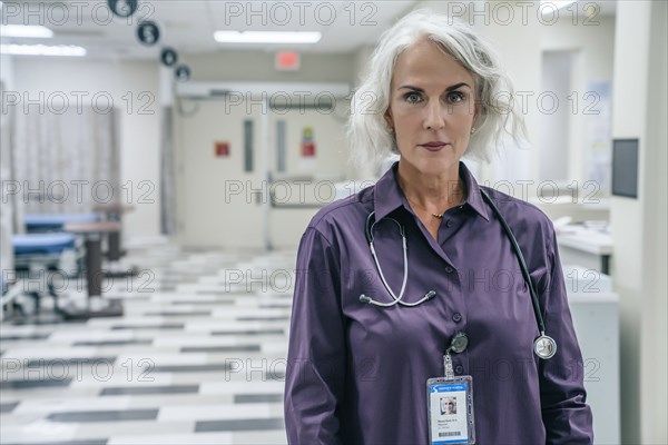 Portrait of doctor with stethoscope