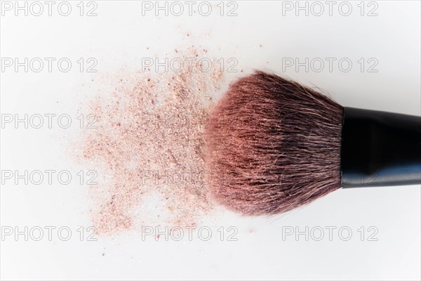 Blush brush with pink blush