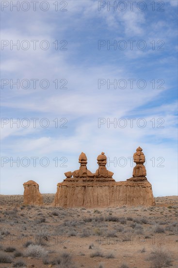 Hoodoos in Goblin Valley State Park, Utah, USA