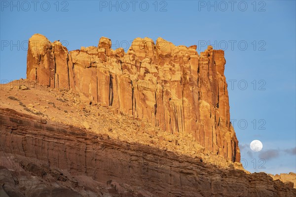 Castle Rock in Capitol Reef National Park, Utah, USA