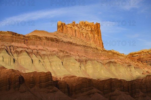 Castle Rock in Capitol Reef National Park, Utah, USA