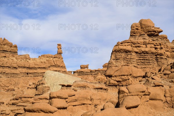 Hoodoos in Goblin Valley State Park, Utah, USA