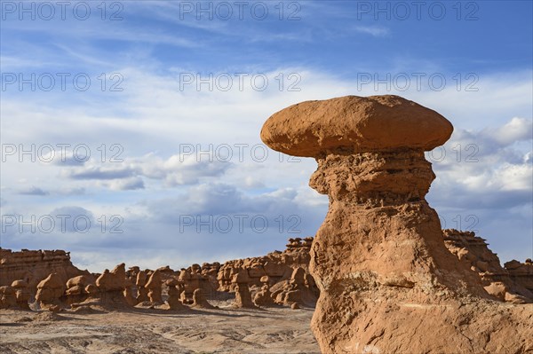 Hoodoos in Goblin Valley State Park, Utah, USA