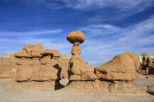 Hoodoos in Goblin Valley State Park, Utah, USA