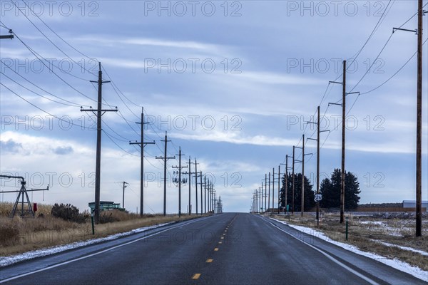 Highway in Gooding, Idaho