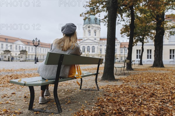 Young woman by Charlottenburg Palace