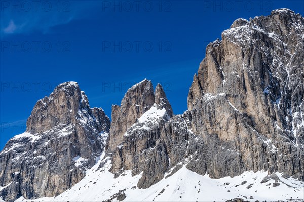 Mountain peaks in Dolomites, Italy