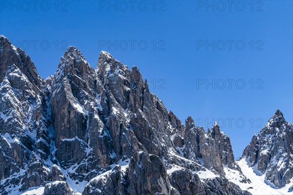 Mountain peaks in Dolomites, Italy