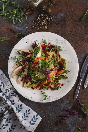 Chicken and vegetable salad