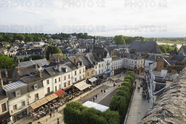 Townscape of Amboise in Loire Valley, France