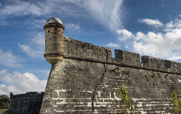 Tower of Castillo de San Marcos in St. Augustine