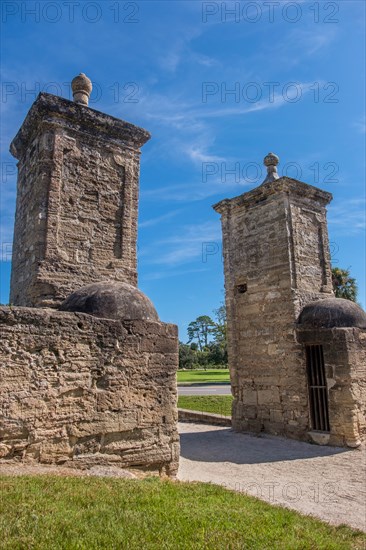 Old city gates of St. Augustine