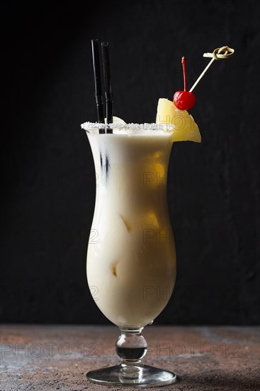 Pina colada cocktail