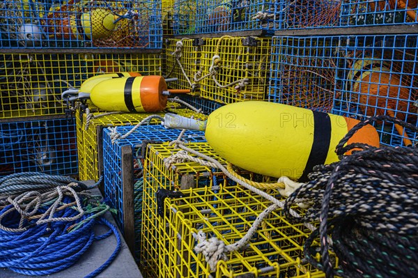 Buoys and lobster traps