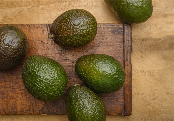 Avocados on cutting board