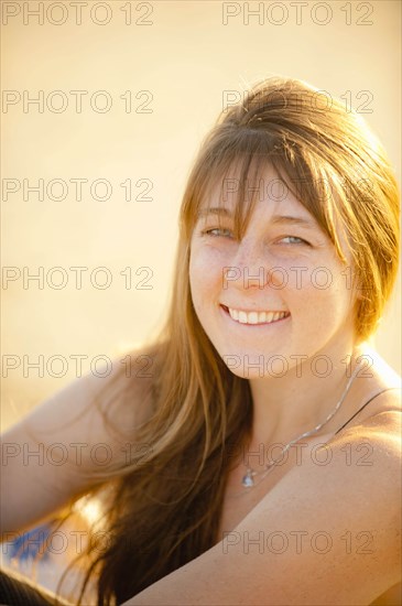 Portrait of smiling young woman